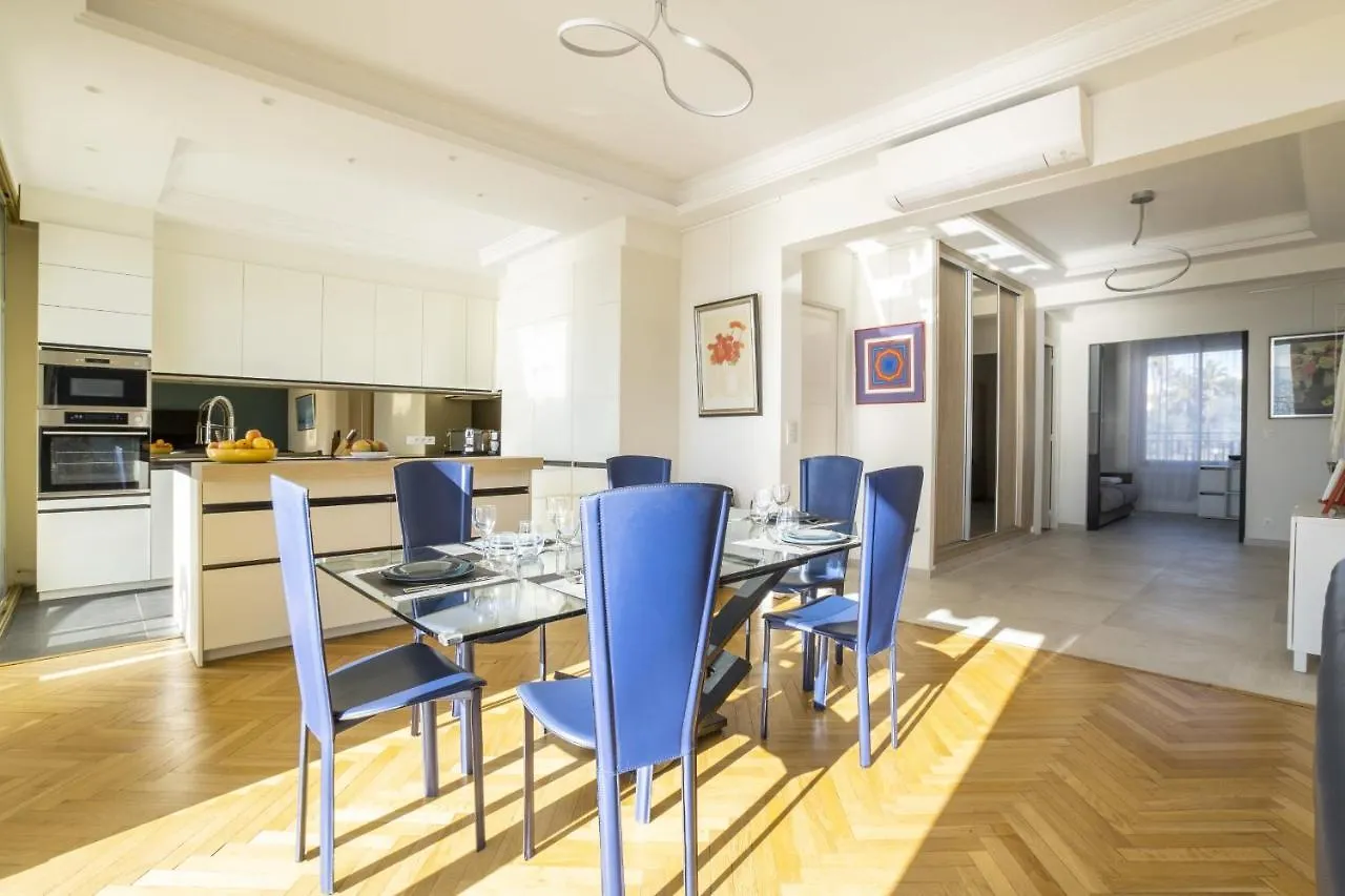 3-Br Apartment Sea View By The Beaches Cannes