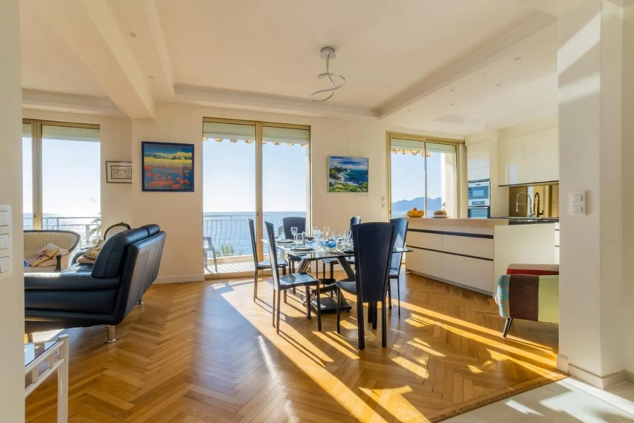 3-Br Apartment Sea View By The Beaches Cannes