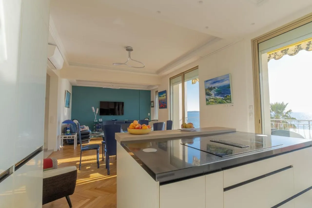 3-Br Apartment Sea View By The Beaches Cannes 0*,