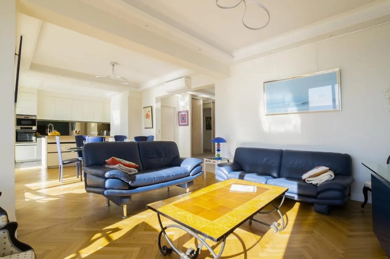3-Br Apartment Sea View By The Beaches Cannes 0*,  France